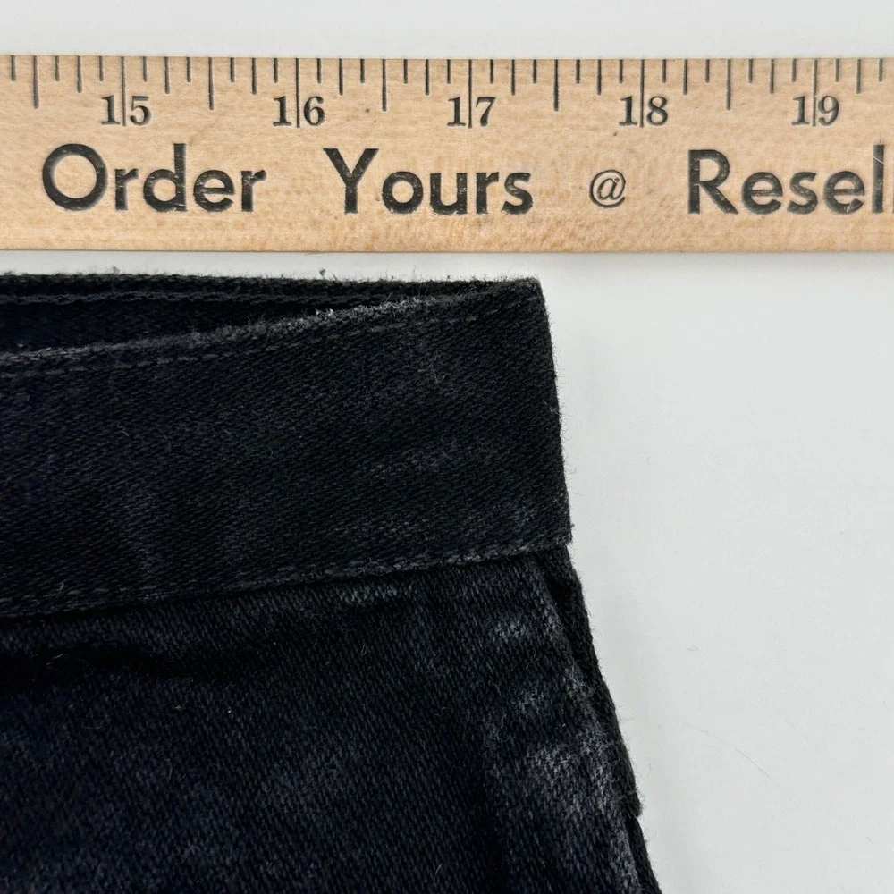 Wrangler 936WBK Jeans Mens 35x32 Black Solid Slim Fit Cowboy Cut Modern Era